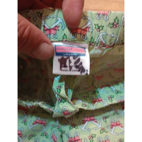 Vineyard Vines Pajama Pants Womens Small Tall Long Sleep Anchor PJ Festive Xmas* - Picture 9 of 10